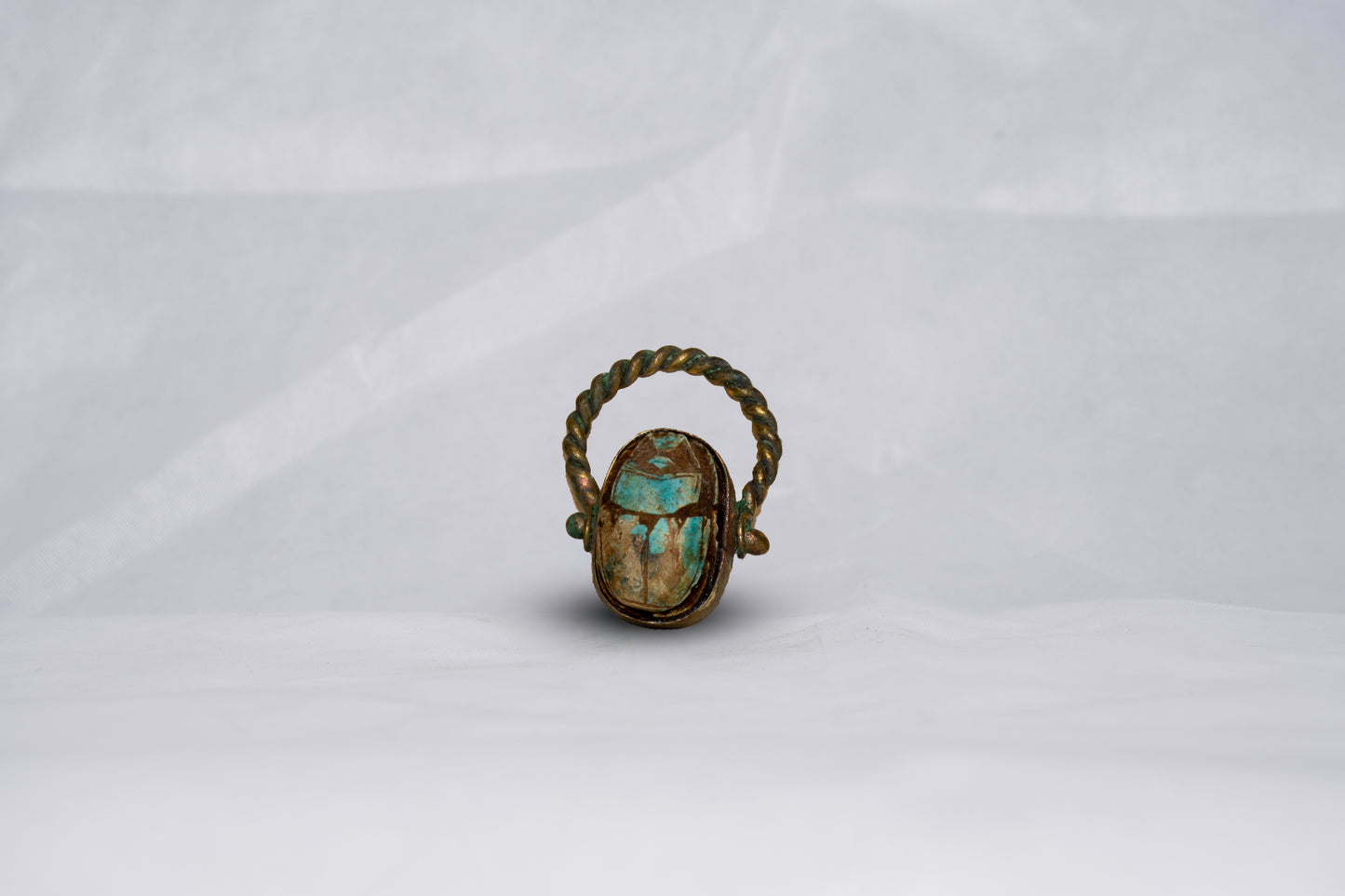 Unique Egyptian Pharaonic Replica Scarab Ring with the beautiful Details handmade