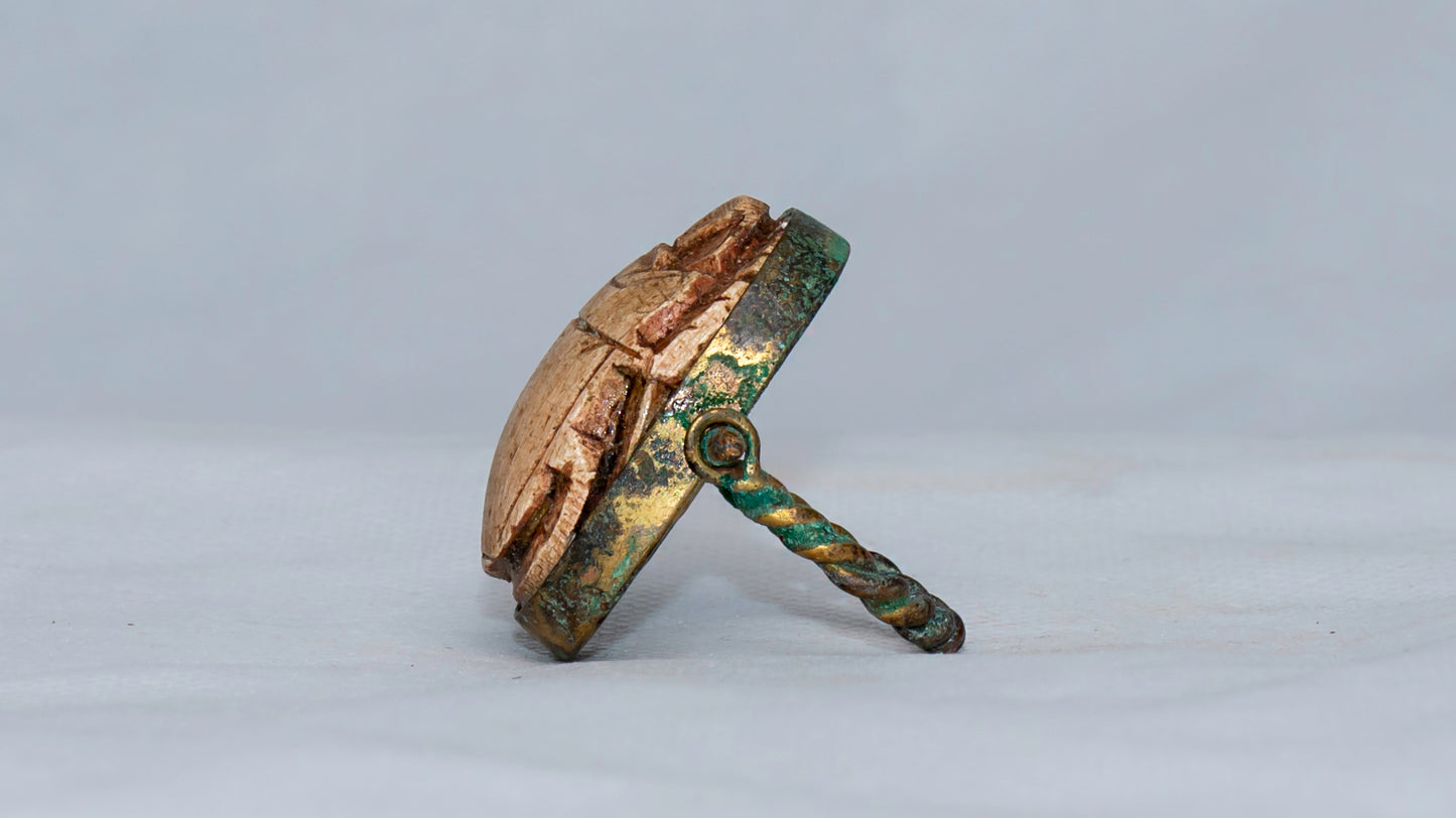 Unique Egyptian Pharaonic Replica Scarab Ring with the beautiful Details handmade