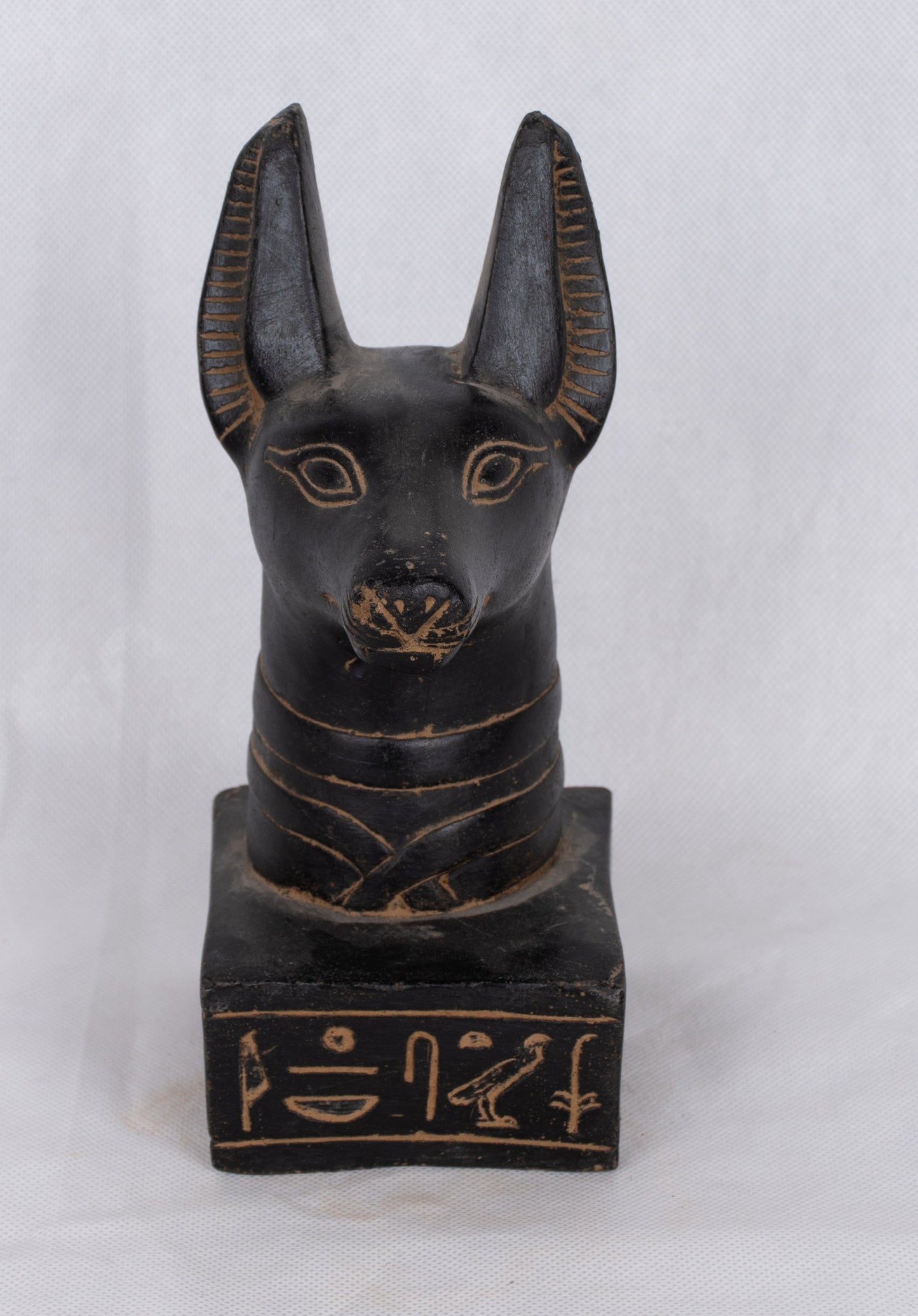 Ancient Egyptian Handmade Anubis Head Pharaonic Statue