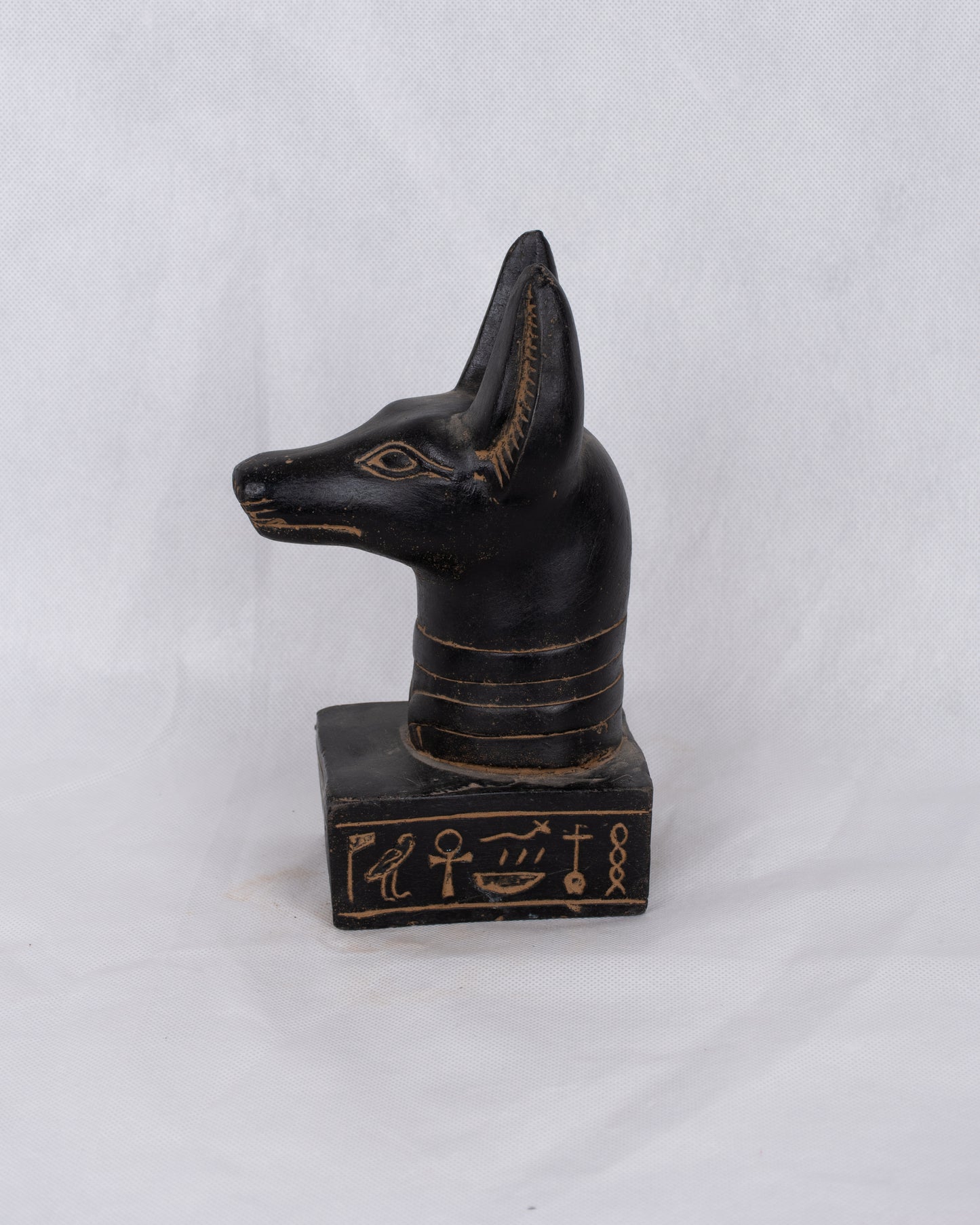 Ancient Egyptian Handmade Anubis Head Pharaonic Statue