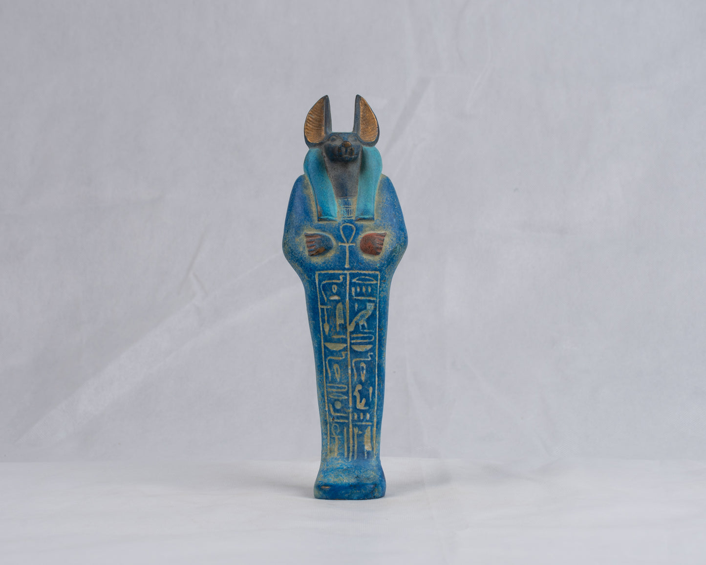 Ancient Egyptian Handmade Anubis Pharaonic Stand Statue