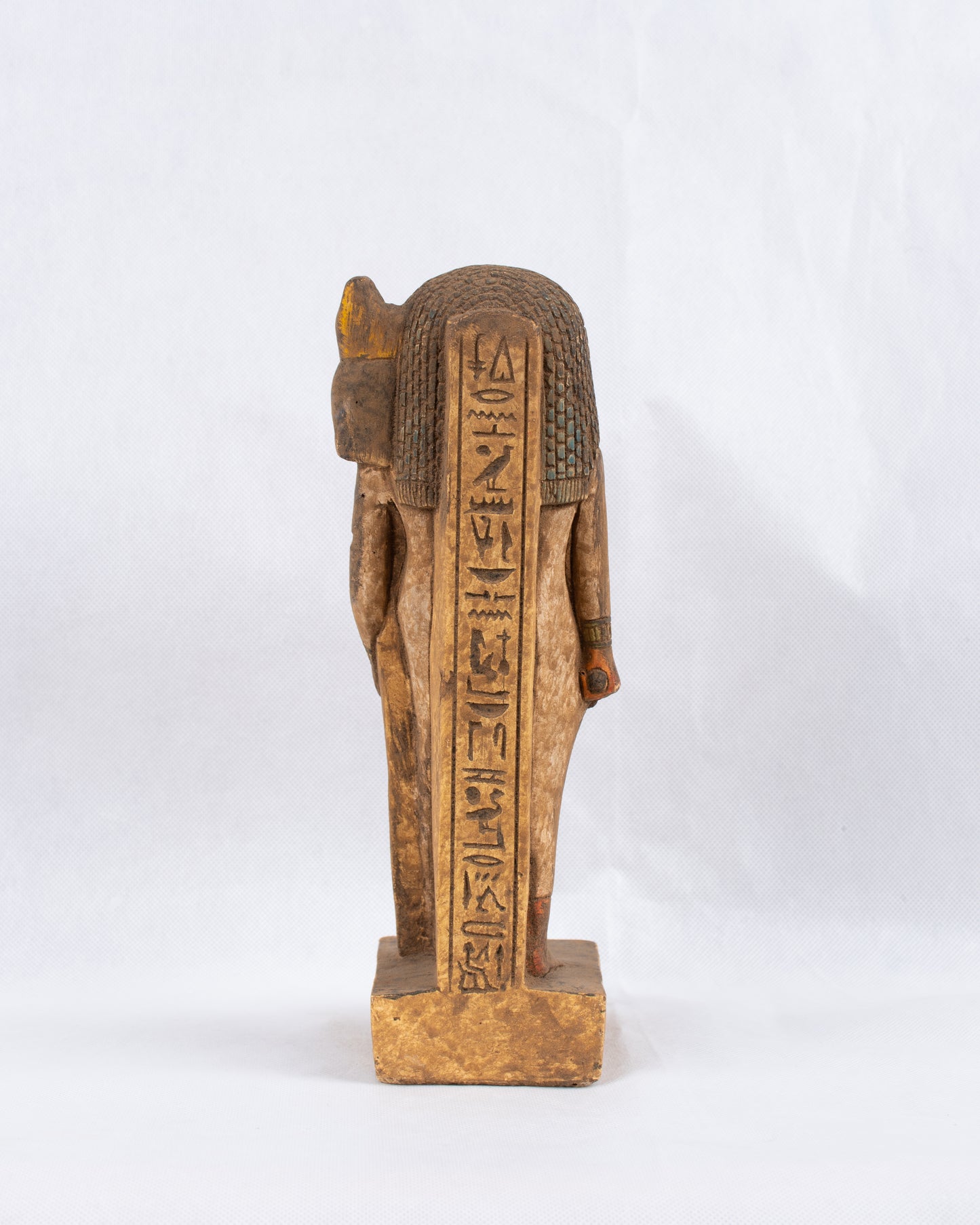 Ancient Egyptian Handmade Hathor Pharaonic Egyptian Stand Statue