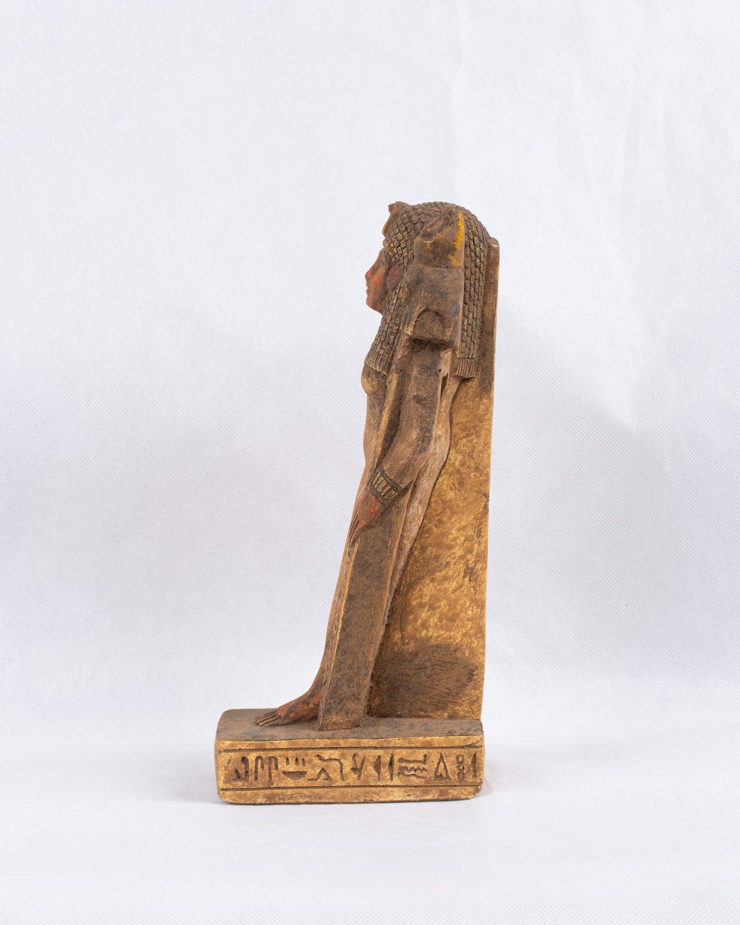 Ancient Egyptian Handmade Hathor Pharaonic Egyptian Stand Statue