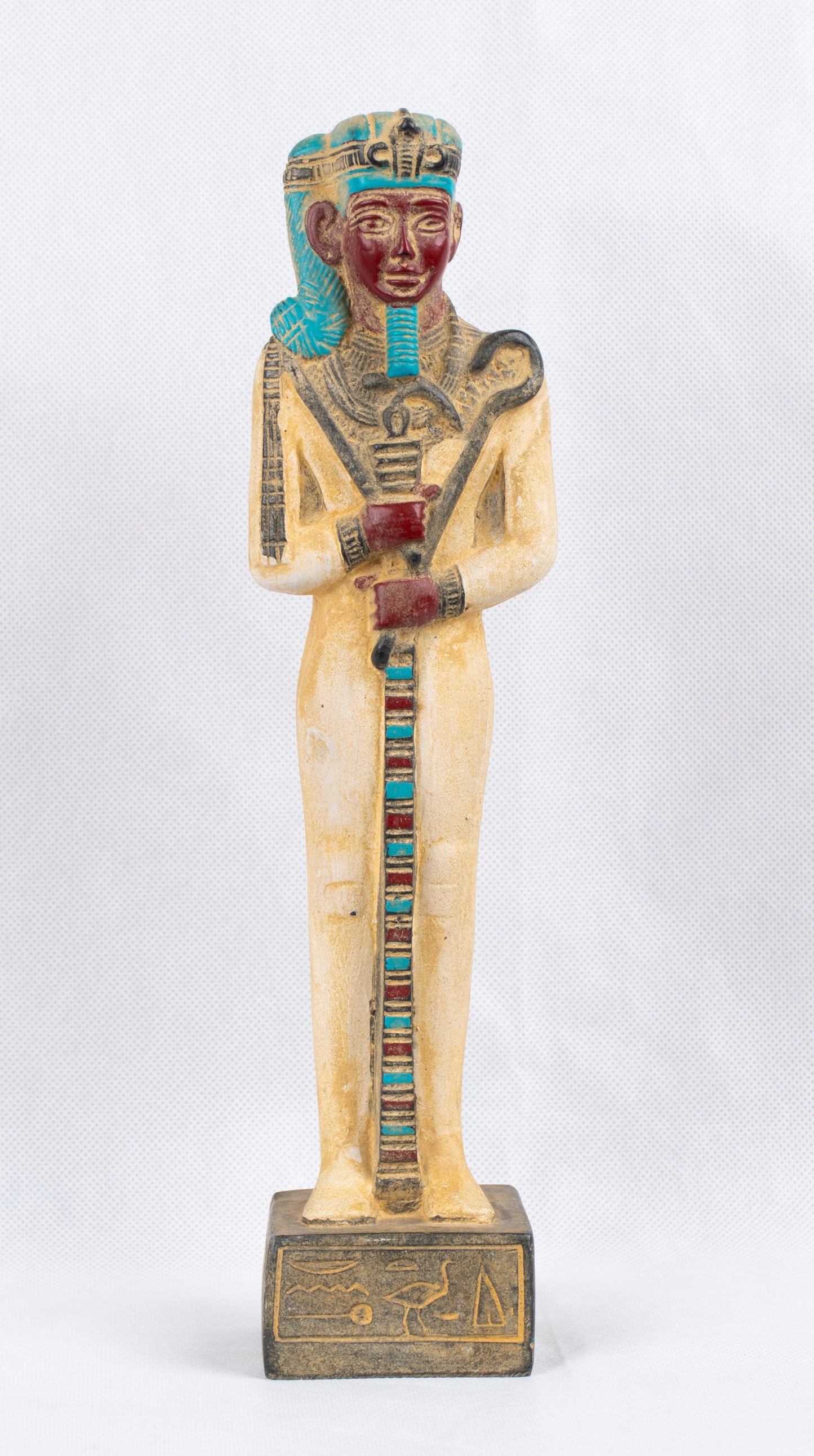 Ancient Egyptian Handmade Moon Khonsu Pharaonic Stand Statue