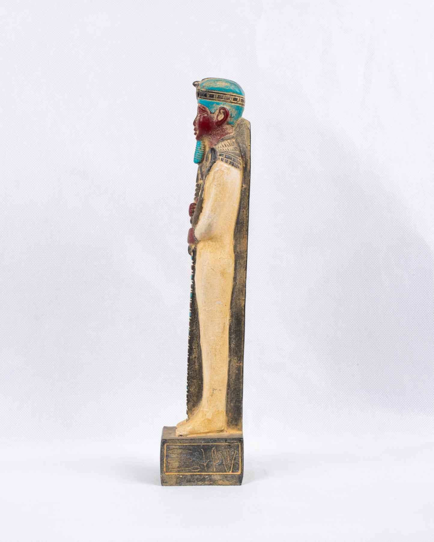 Ancient Egyptian Handmade Moon Khonsu Pharaonic Stand Statue