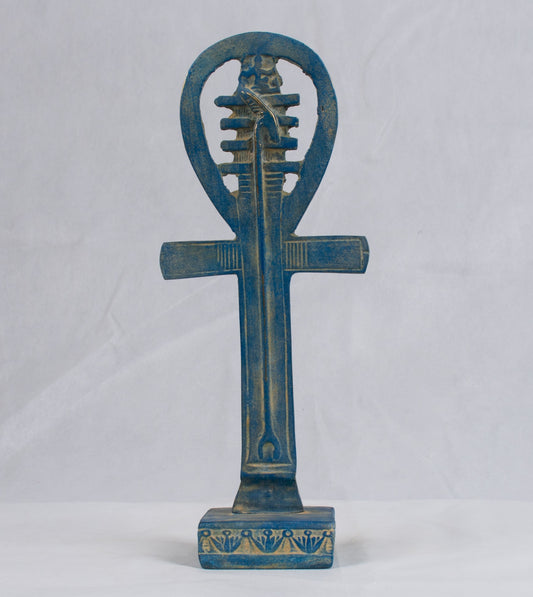 Handmade Ancient Egyptian Pharaonic Replica Ankh Key Of Life Statue