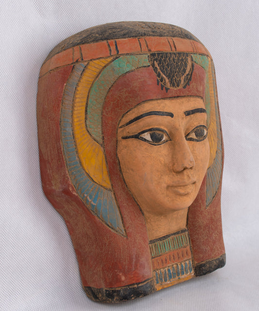 Handmade Mask for Queen Nefertari Unique Ancient Egyptian Statue