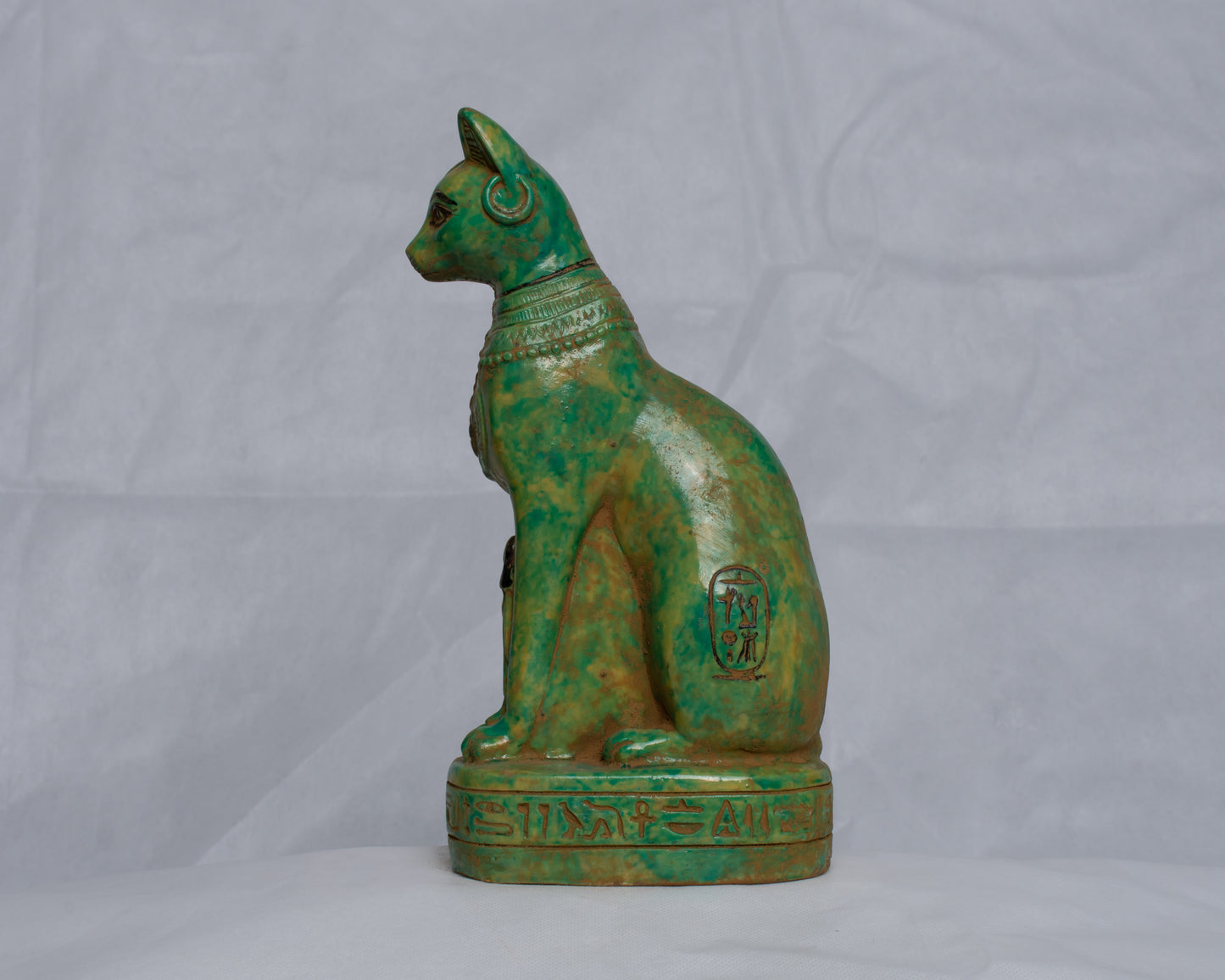 Unique Ancient Egyptian Pharaonic Replica Sculpture Cat Bastet home decor handmade