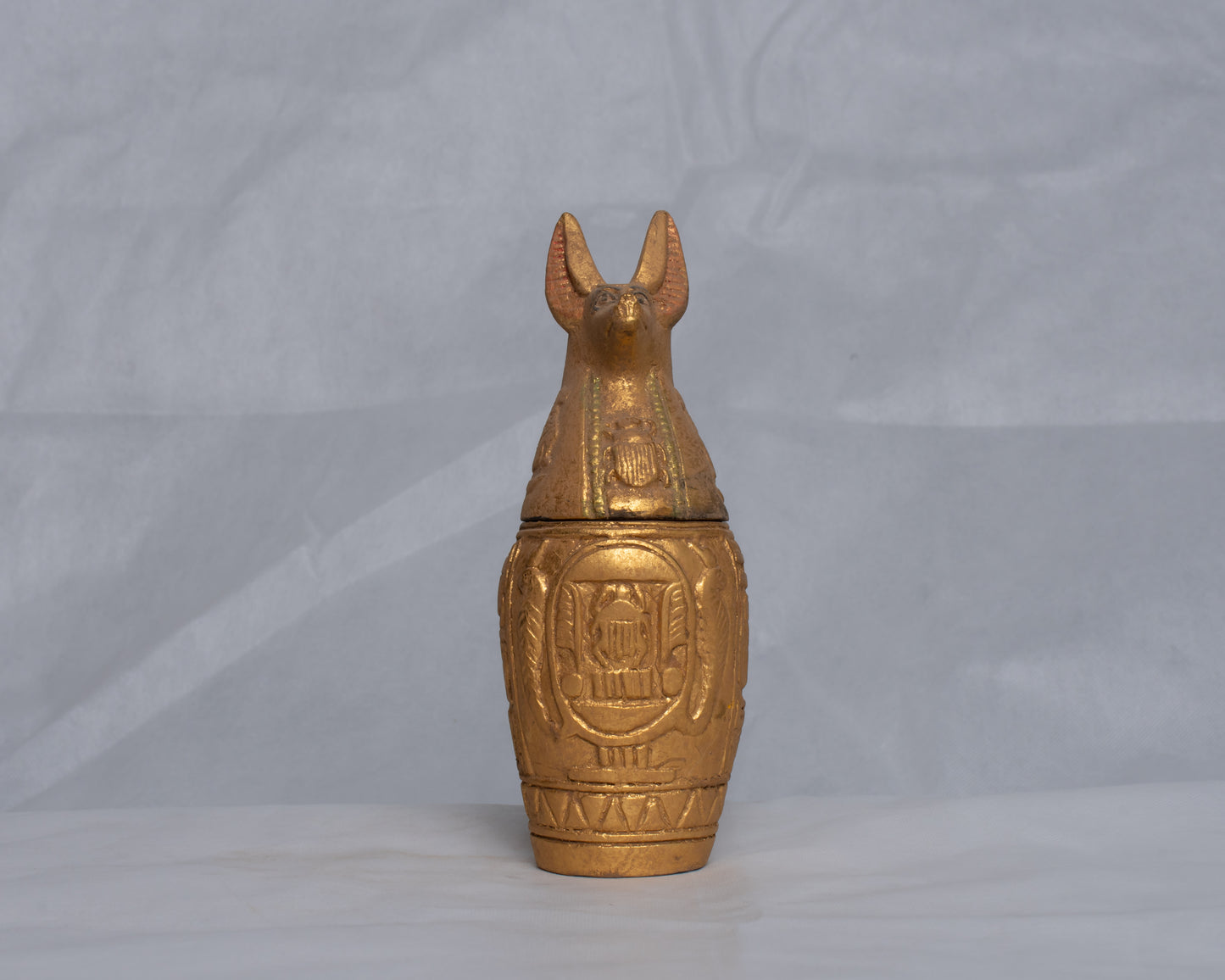 Unique Ancient Egyptian Pharaonic Replica 4 Canopic Jars sculpture handmade