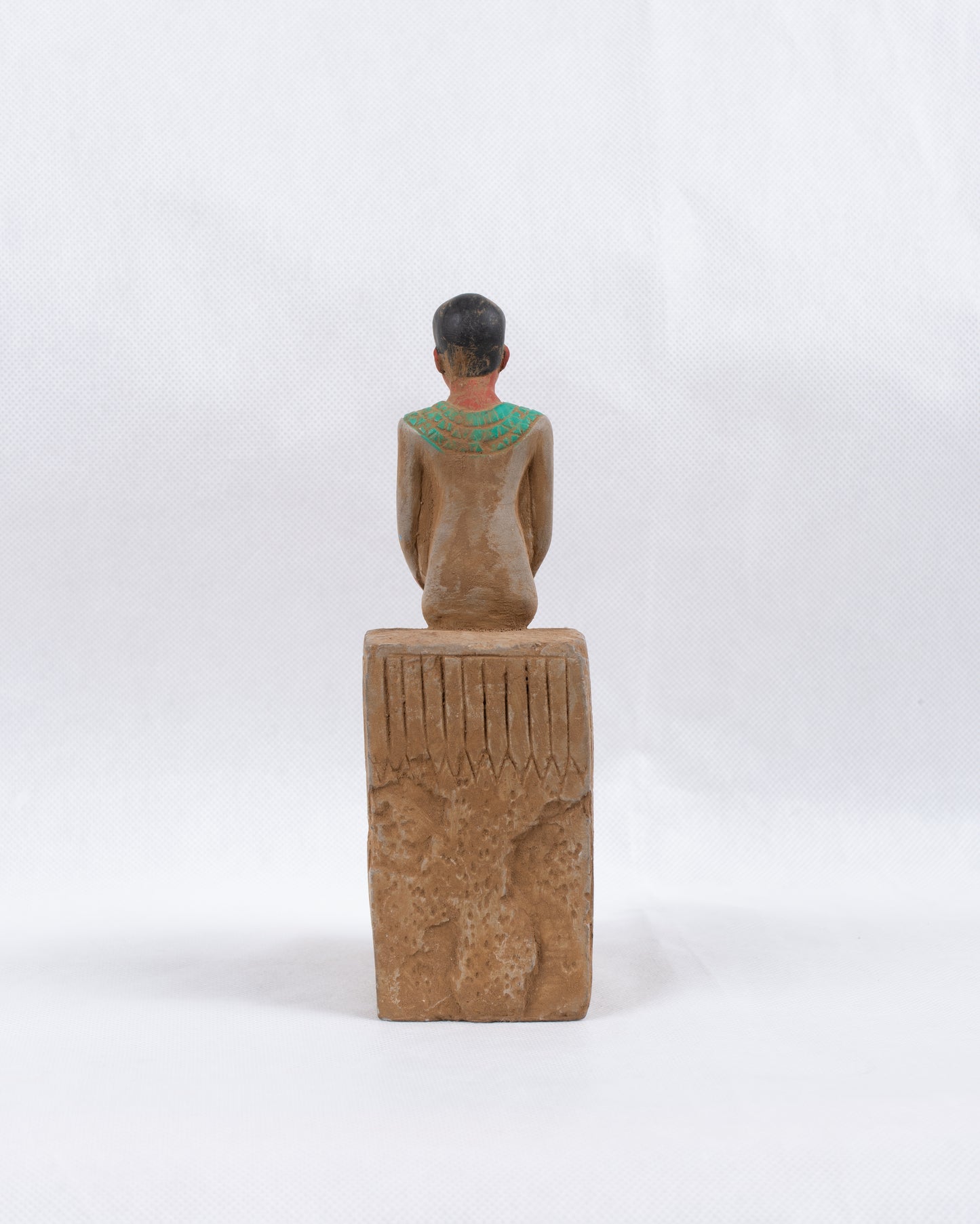 Unique Ancient Egyptian Pharaonic Handmade Great Imhotep Set Statue