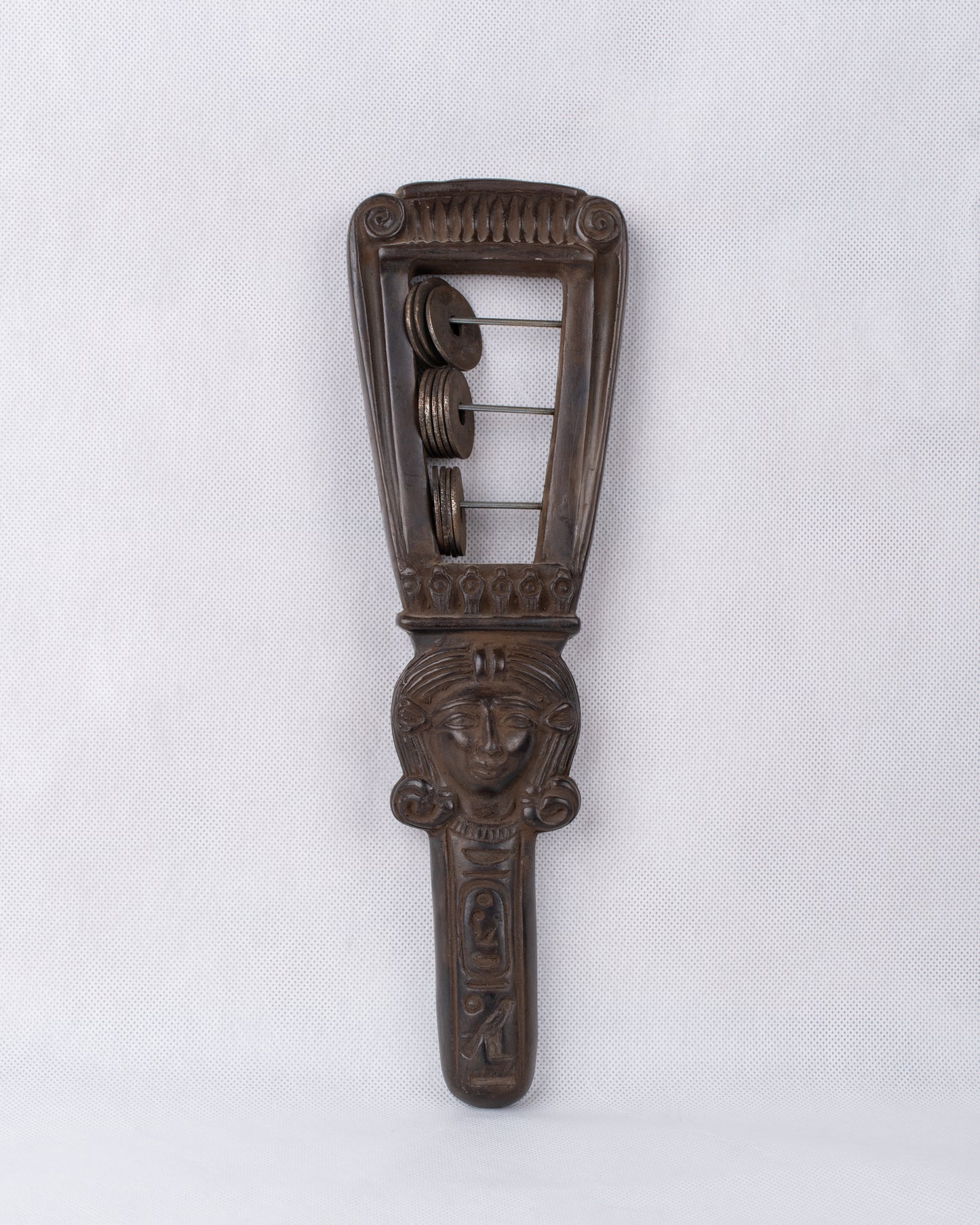 Unique ancient Egyptian Replica Key Of Life Ankh with Hathor Sistrum Handmade