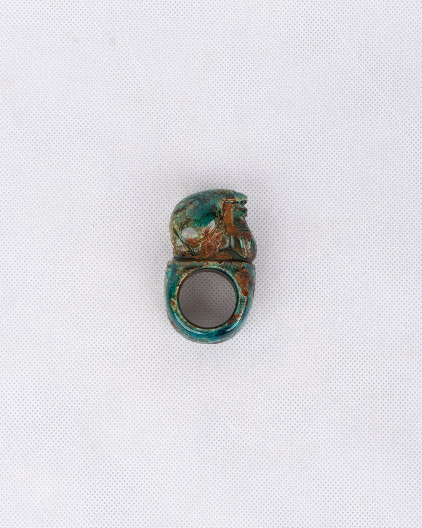 Unique Pharaonic Replica Ring of The Egyptian HIPPOPOTAMUS handmade