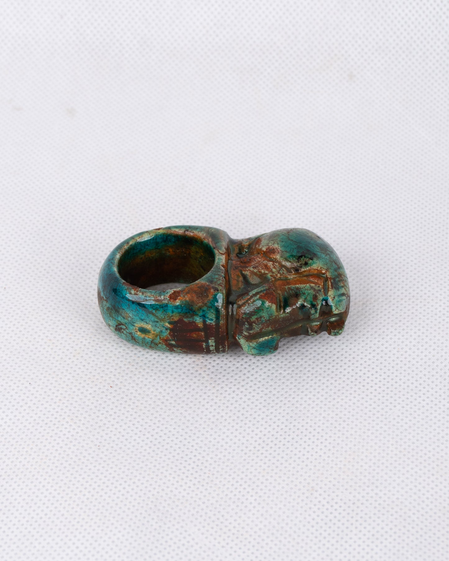 Unique Pharaonic Replica Ring of The Egyptian HIPPOPOTAMUS handmade