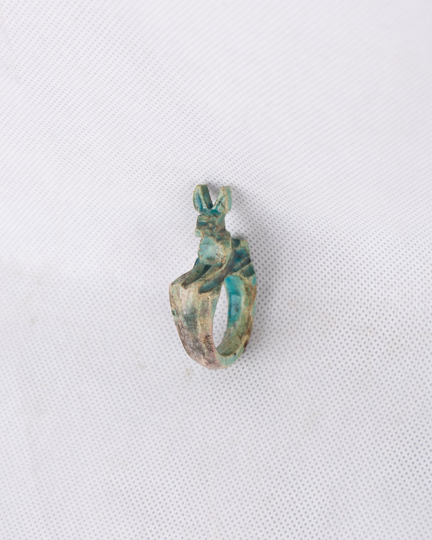 Unique Ancient Egyptian Pharaonic Replica of Anubis Ring handmade