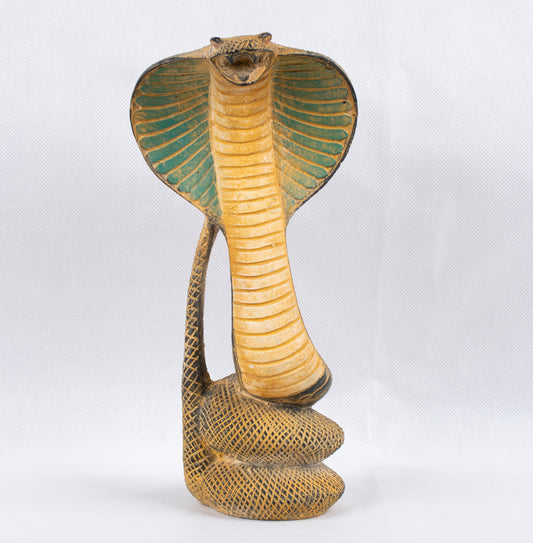 Unique Ancient Egyptian Cobra Snake Pharaonic Replica Handmade Statue