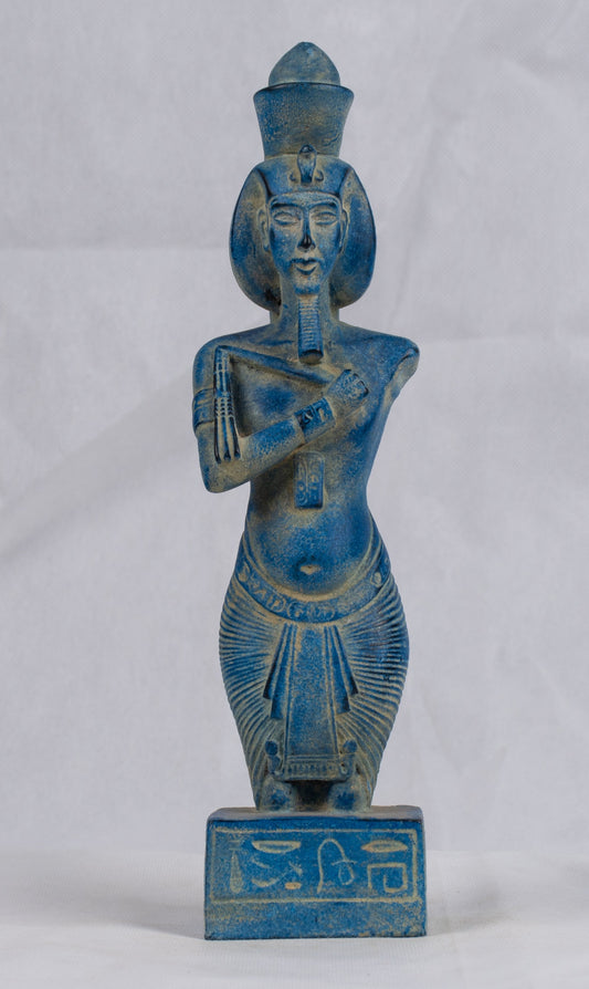 Unique Ancient Egyptian Handmade King Akhenaten Sculpture Statue