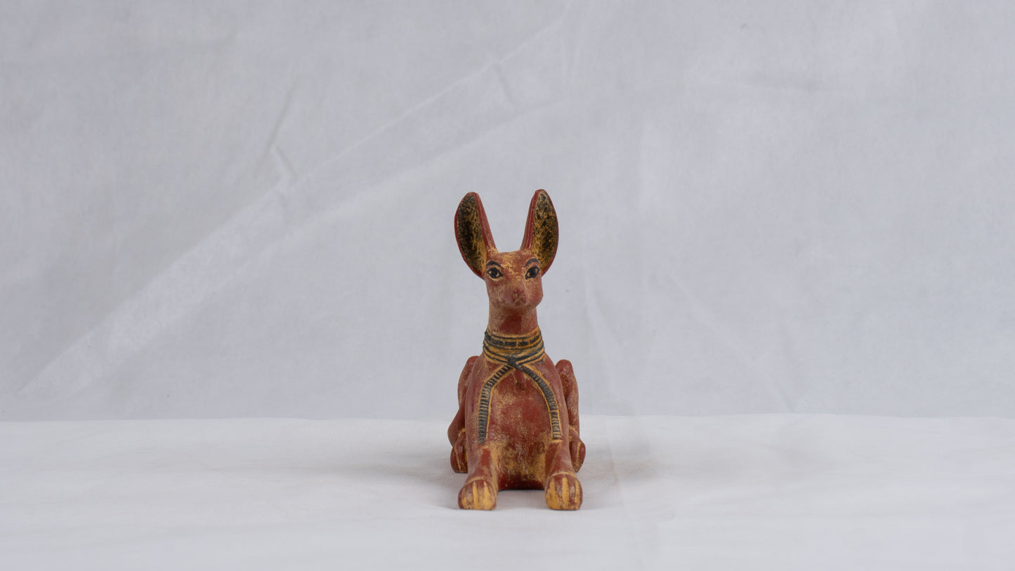 Unique Ancient Egyptian Pharaonic Handmade Statue for Anubis Set