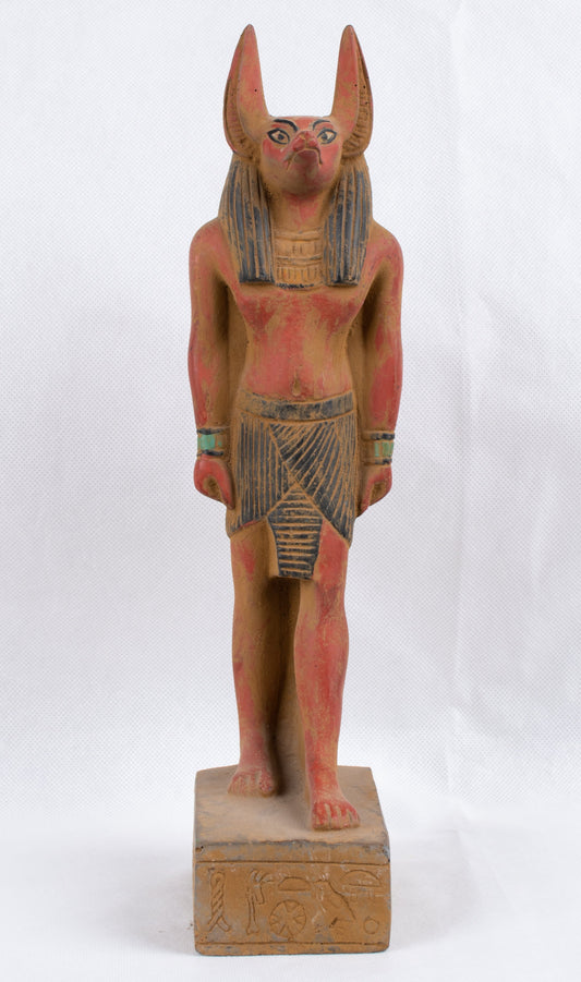 Unique Ancient Egyptian Pharaonic Handmade Statue for Anubis Stand Statue