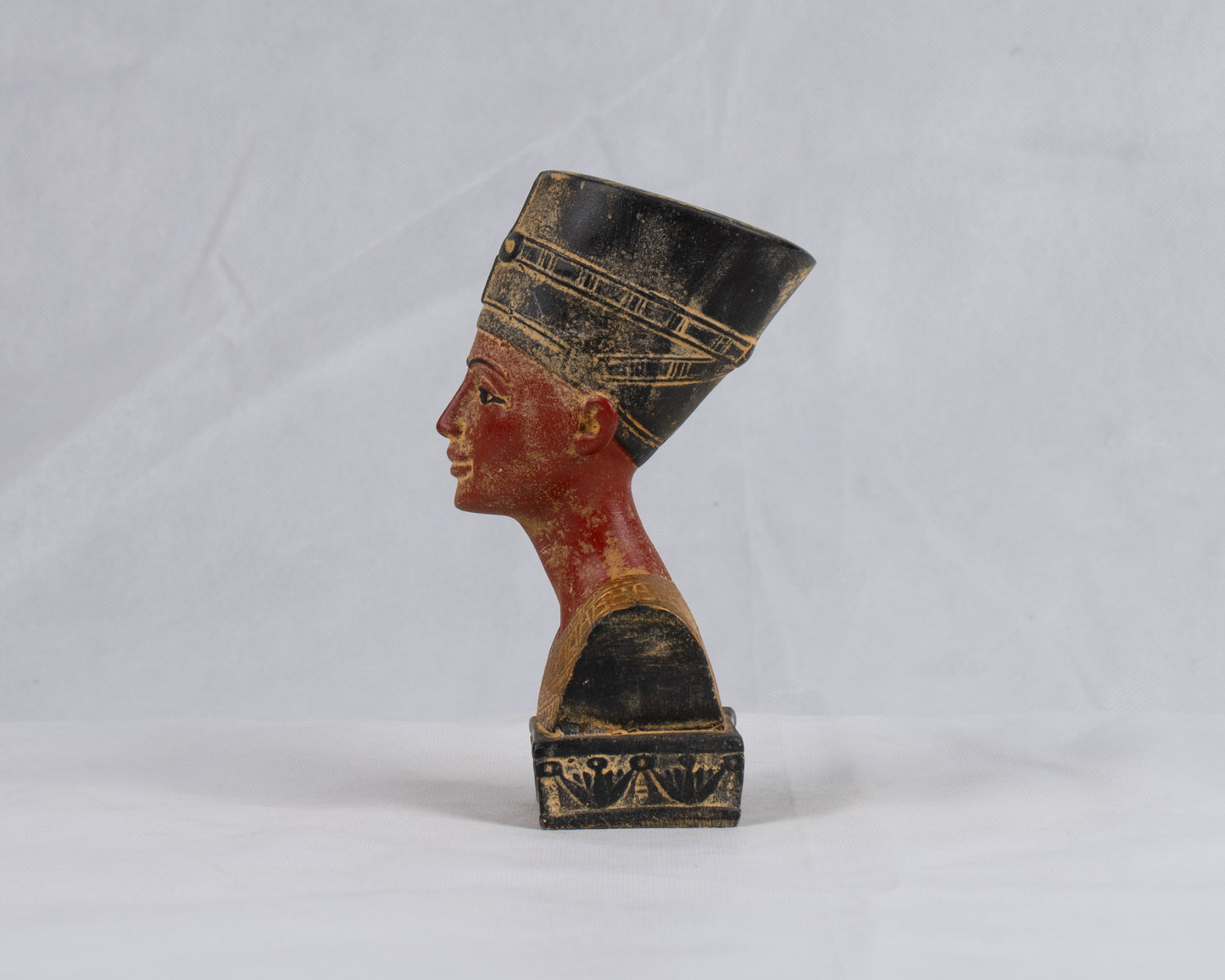 Unique Ancient Egyptian Queen Nefertiti Pharaonic Head Handmade Statue