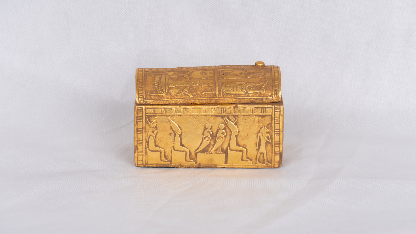 Handmade Ancient Egyptian sculptures of Jewelry Box of Horus Sons