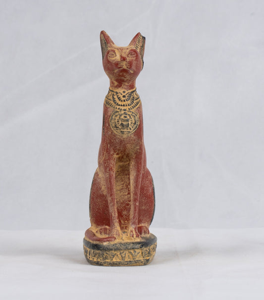 Unique Ancient Egyptian statue Pharaonic Replica Cat Bastet Egyptian Handmade