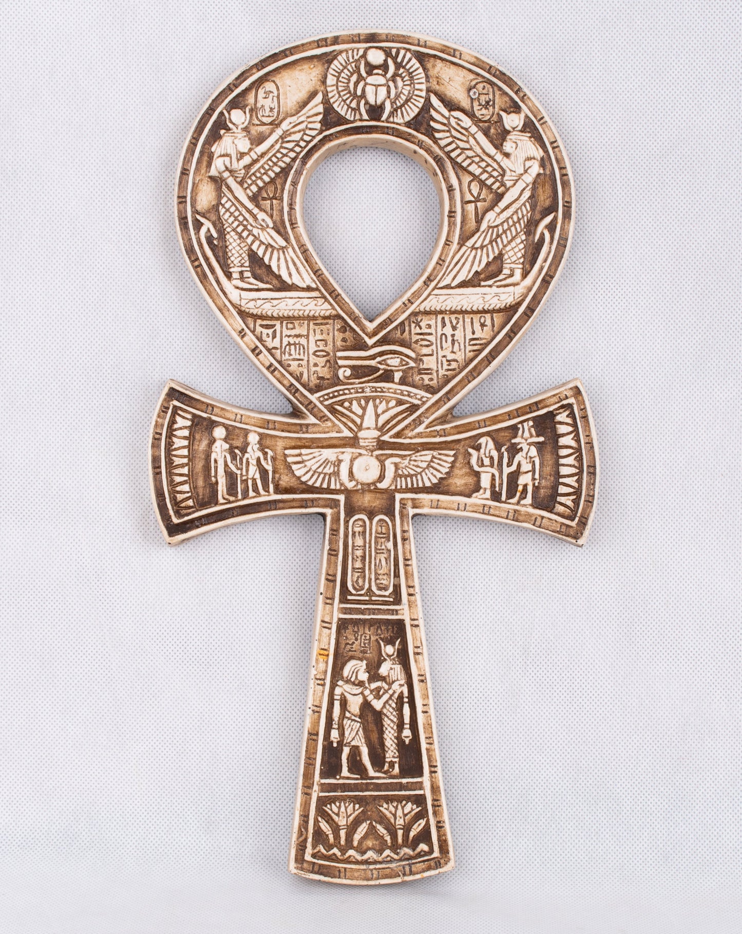 Handmade Unique Egyptian Pharaonic Replica Ankh Key Of Life with Scarab Symbol