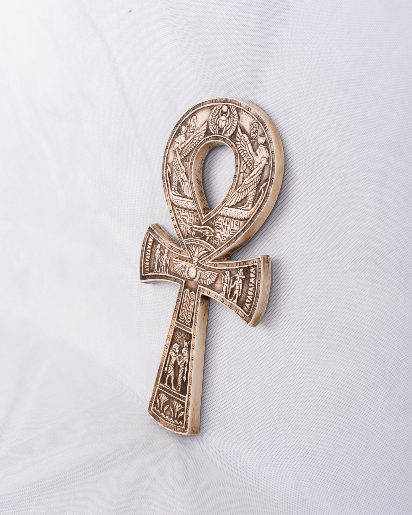 Handmade Unique Egyptian Pharaonic Replica Ankh Key Of Life with Scarab Symbol