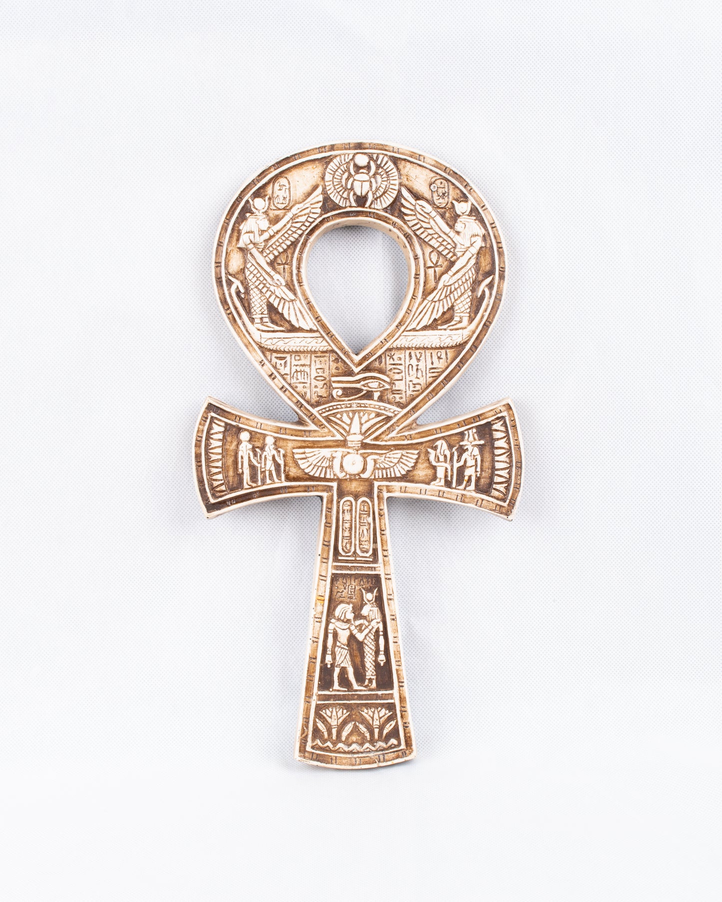 Handmade Unique Egyptian Pharaonic Replica Ankh Key Of Life with Scarab Symbol