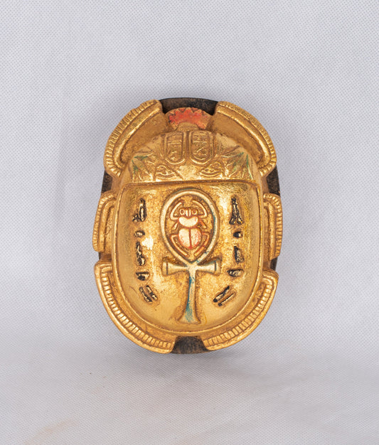 Unique Handmade Ancient Egyptian Pharaonic Key Life Scarab